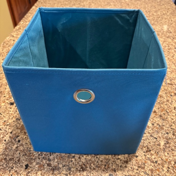 Other - Fabric Teal Storage Cube - Collapsible